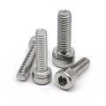 DIN912 M1.6 M2 M2.5 M3 M4 M5 M6 M8 Hexagon Hex Socket Head Cap Allen Bolt Screw 304 A2-70 Stainless Steel Black Grade 12.9 Steel. 