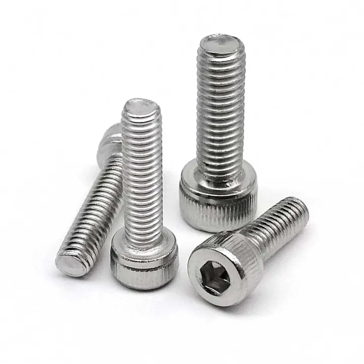 DIN912%20M1.6%20M2%20M2.5%20M3%20M4%20M5%20M6%20M8%20Hexagon%20Hex%20Socket%20Head%20Cap%20Allen%20Bolt%20Screw%20304%20A2-70%20Stainless%20Steel%20Black%20Grade%2012.9%20Steel%20-%20Image%202