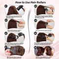 VELCRO Hair Rollers self-grip curling set +Clips in Different 3 Sizes (6 PCS). 
