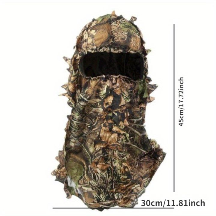 1pc%20Suit%20Camouflage%20Leafy%20Hat%203D%20Full%20Face%20Mask%20Headwear%20Turkey%20Camo%20Hunter%20Hunting%20Accessories%20-%20Image%203