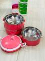 3 Layers  Stainless Steel Insulated Lunch Box Food Container with Lock Clip -. 