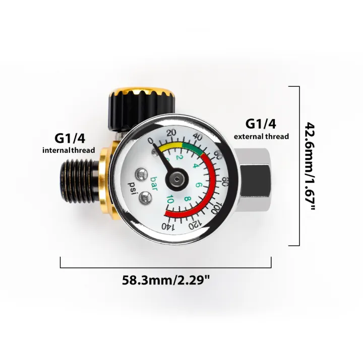 New%20Spray%20Paint%20Air%20Pressure%20Regulator%200-140PSI%20G1/4%20Thread%20%20Pressure%20Gauge%20Pneumatic%20Tool%20Accessory%20Air%20Compressor%20for%20Air%20Tool%20-%20Image%202