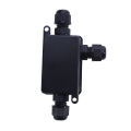 Junction Box Mini Outdoor Waterproof Ip66 Terminals One In Two Out Waterproof Box Plastic Corrosion Resistant Black Junction. 