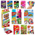 SKIP BO UNO Games Family Funny Entertainment Board Game Fun Playing Cards Kids Toys Gift Box uno Card Game Christmas Toy Gifts. 