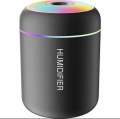 H2O Portable Rainbow Humidifier Led Ultrasonic Cool Mist USB Car Air Aroma Silent Diffuser For Home Office Hotel. 