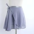 Ballet Wrap Skirt Adult Kids Lace-up Chiffon Dance Practice Skirts. 