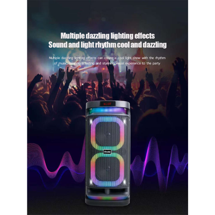 BRODU%20BTS-1989%20WIRELESS%206.5*2%20KARAOKE%20SPEAKER%20WITH%202%20WIRELESS%20RECHARGEABLE%20HIGH%20QUALITY%20MIC%20-%20Image%203