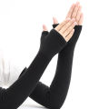 Cashmere warm cuff for women lengthened arm cuff for autumn and winter sleeve for driving men thicker fake sleeve elbow guard.