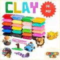 Air Dry Clay supper clay Kit,Ultra-Light Plasticine Clay 36 pes combo. 
