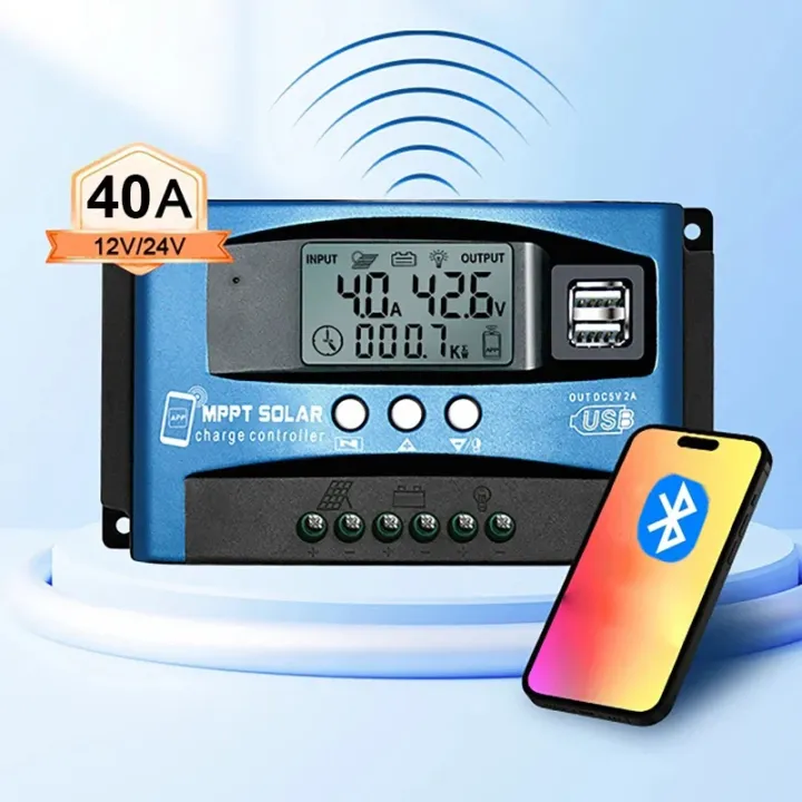40A%20100A%20MPPT%20Solar%20Charge%20Controller%20APP%20Bluetooth%20LCD%20Display%2012V/24V%20Dual%20USB%20Solar%20Cell%20Panel%20Charger%20Regulator%20-%20Image%207