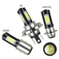 1PCS LED Motorcycle Headlight H4 BA20D P15D-H6 White High Low Beam Headlight Lamp Bulbs 12V Fog Light For Moto Scooter Tricycle. 