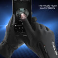 Motorcycle Gloves Moto Gloves Winter Thermal Fleece Lined Winter Waterproof Touch Screen Non-slip Motorbike Riding Gloves.