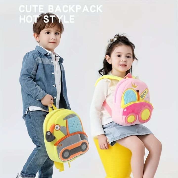 Cartoon%20Plush%20Kid%20Backpack%20Engineering%20Vehicles%20Kindergarten%20Schoolbag%20Baby%20Toddler%20Backpack%203D%20Excavator%20Tractor%20Backpack%20-%20Image%206