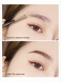 Eyeliner brush eyebrow brush do not eat powder easy overhand blade flat head brush circular arc brush eye repair makeup brush. 