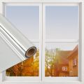 One Way Mirror Window Privacy Film Daytime Anti UV Sun Blocking Heat Control Reflective Window Tint for Home Office Living Room. 
