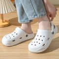 New EVA summer ladies sandals New soft beach men's slippers Outdoor non-slip waterproof cave slippers Couple leisure slippers.