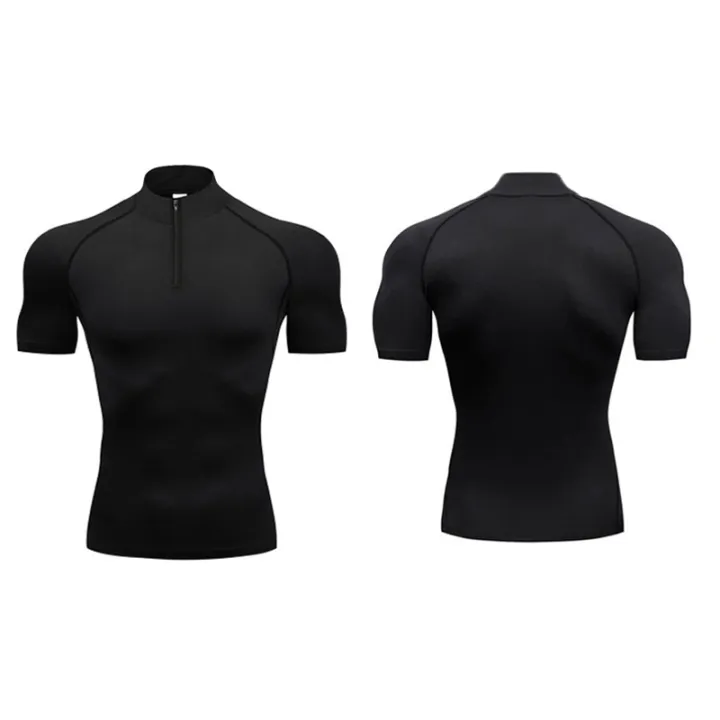 Compression%20Shirt%20Men%20Running%20Short%20Sleeve%20T-shirt%20Gym%20Clothes%20Summer%20Tight%20Fitness%20Polo%20Shirt%20Quick%20Dry%20Bodybuilding%20Muscle%20Tee%20-%20Image%202