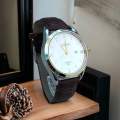 New fashionable stainless kalbor date Movement stylish watches for men's. 