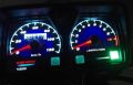 Honda Cg 125 speedometer led glow light with 2 extra tyre light. 