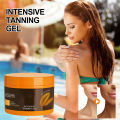 Intensive Tanning Gel, Natural Tanning Accelerator Paste Gel Tanning Creams For Sunbeds & Outdoor 150g Body Self Tanner Cream. 