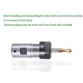 ER8 ER11 ER16 ER20 Spindle Motor Extension Rod DIY Motor Shaft Extension Rod CNC Lathe Tool Spindle Rod Assembly 4mm 5mm 8mm. 