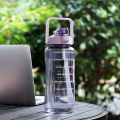 2000ml  Water Bottle  | Transparent Water Bottle  Motivational Water Bottle, Sports Bottle, BPA Free Water Bottle. 
