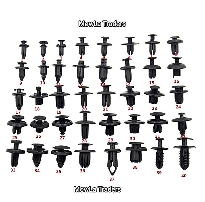 Different Size Push Retainer 10 Pis Clip for Car