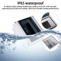 5/8WAY Distribution Box HT Series Junction Box PC Plastic IP65 Waterproof Fuse Boxes with Terminal DIN Rail for Outdoor Garden. 
