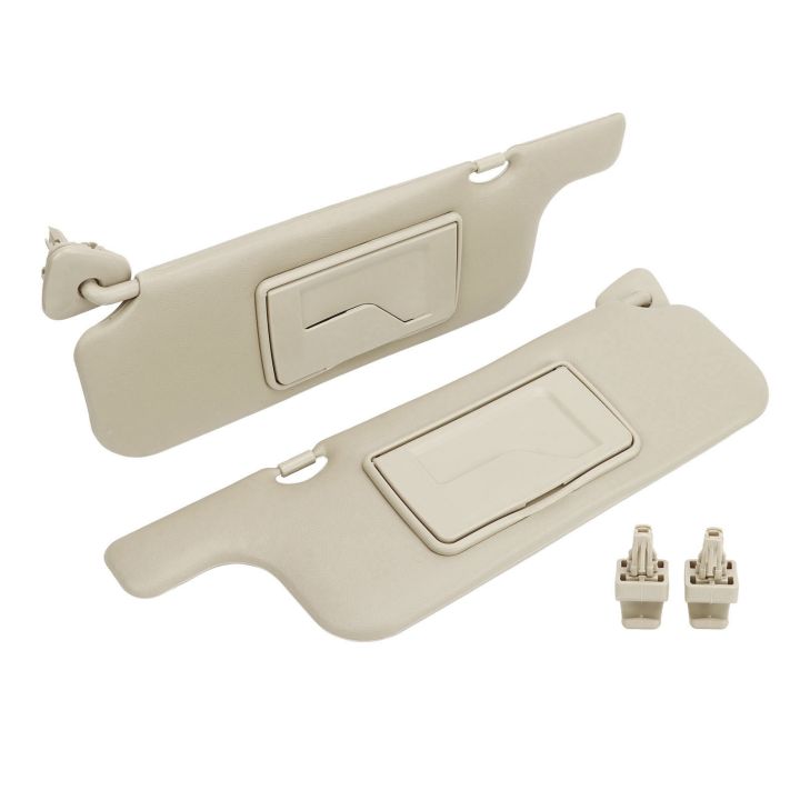 2Pcs Car Sun Visor Gray Makeup Mirror Sun Shielding Board For Toyota Corolla 2001 2002 2003 2004 2005 2006 2007