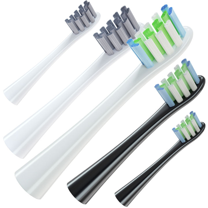 5pcs Replacement Brush Heads Compatible with Oclean Toothbrush Heads for Oclean X Pro Digital, X Lite, X10, X Ultra, Air2, F1