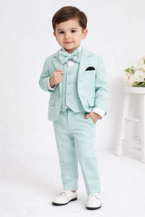 Baby%20Boy%20Formal%20Suit%20Set%20Mint%20Green%20with%20Black/White%20Shirt%20%7C%20Kids%20Party%20Wedding%20Dress%20%7C%206%20Months%E2%80%9311%20Years%20-%20Image%202