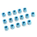 16pcs Valve Stem Oil Seals Set Fluororubber Excellent Sealing Parts Fit for GM SBC V8 Engine new. 