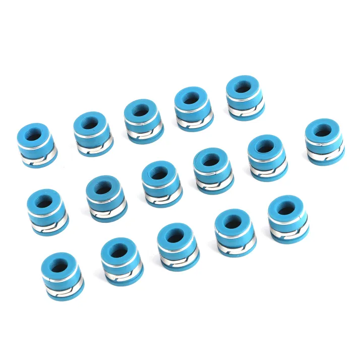 16pcs%20Valve%20Stem%20Oil%20Seals%20Set%20Fluororubber%20Excellent%20Sealing%20Parts%20Fit%20for%20GM%20SBC%20V8%20Engine%20new%20-%20Image%204