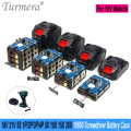 Turmera 18V 21V Screwdriver Battery Case 5X 10X 15X 20X 18650 Holder 5S 50A Max.100A BMS Weld  for Replace Electric Drill. 