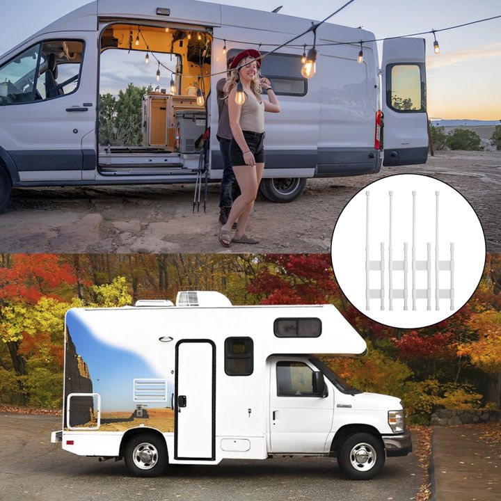 4Pcs%2015.8-27.6inch%20RV%20Refrigerator%20Stabilizers%20Bar%20Adjustable%20Spring%20Tension%20Fridge%20Rod%20Metal%20Refrigerator%20Closet%20Accessories%20-%20Image%202