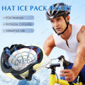 PCM Cooling Cap Liner - Adjustable Ice Pad for Summer, Universal Hat Fit with Instant Cooling Gel for Outdoor & Hot Weather. 