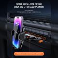 Dual-Clip Car CD Slot Phone Holder Auto Mount 3s Installation & Shockproof for IPhone 15 Pro Max/14/13// . 
