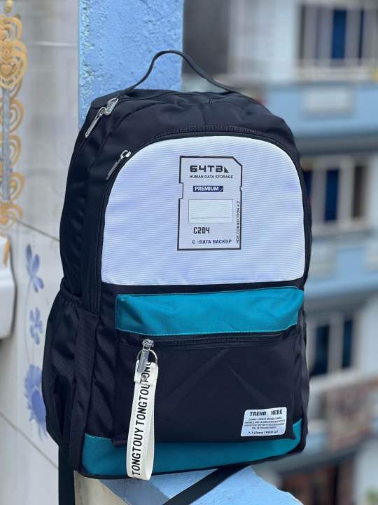 Classic Basic Travel Backpack For School And College Men Bagpack for