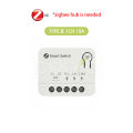 Tuya ZigBee Switch Module 10A/16A Smart Home DIY Relay Automation Breaker 1 2 3 Gang for Smart Life Alexa  Home Yandex Z2M. 