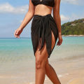 Women Short Sarongs Swimsuit Coverups Beach Bikini Wrap Sheer Short Skirt Chiffon Scarf Cover Ups for Swimwear.
