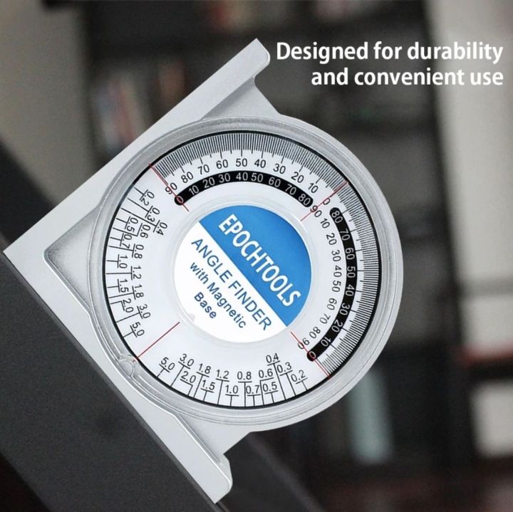 Zen protractor 360 degree tilt level measurement, Magnetic Attraction, easy to measure tilt measurement, ready to ship