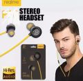 Realme_Hand free universal Earphones Best Universal Stereo for Android and PUBG Real Gamming Watching Movies. 