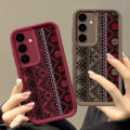 Vintage Totem Pattern Case For Samsung Galaxy S24 FE S26 S25 S24 S23 S22 Ultra A16 A15 A56 A55 A54 A35 A25 A36 Soft Phone Cover.