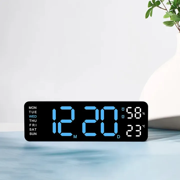 LED%20Digital%20Wall%20Clock%20Date%20Time%20Week%20Temperature%20Humidity%20Display%20Brightness%20Adjustable%202-Alarm%20Electronic%20Alarm%20Clock%20For%20Home%20-%20Image%204