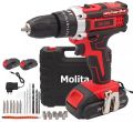 Molita တံဆိပ် drill battery 198V 2လုံးပါ. 