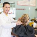 Professional Barber Cloak Foldable Umbrella Hair Cutting Cape Waterproof Haircutting Apron Home Hairdressing DIY Tools. 