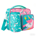 Primary School Lunch Bags for Children Complete Kit Handbags for Boys Lunch Box With Bottle Pockets Lunch Accesorios for Kids.