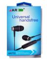 AR AR773 Universal Handsfree Earphones – Deep Bass Stereo Sound
High-Quality Wired In-Ear Earbuds with Comfortable Fit & Inline Microphone
3.5mm Audio Jack Handsfree for Mobile Phones, Music, Calls & Videos
Durable Wired Earphones. 