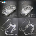 YuXi Clear Hard Carry Cover Crystal Case For PSP 1000 2000 3000 Transparent Protective Shell For PSV 2000 1000. 