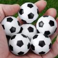 Hot 6PCS 32mm Black White Socer Ball For Entertainment Flexible Trained Relaxed Kids Small Socer Ball Mini Table Football Balls. 